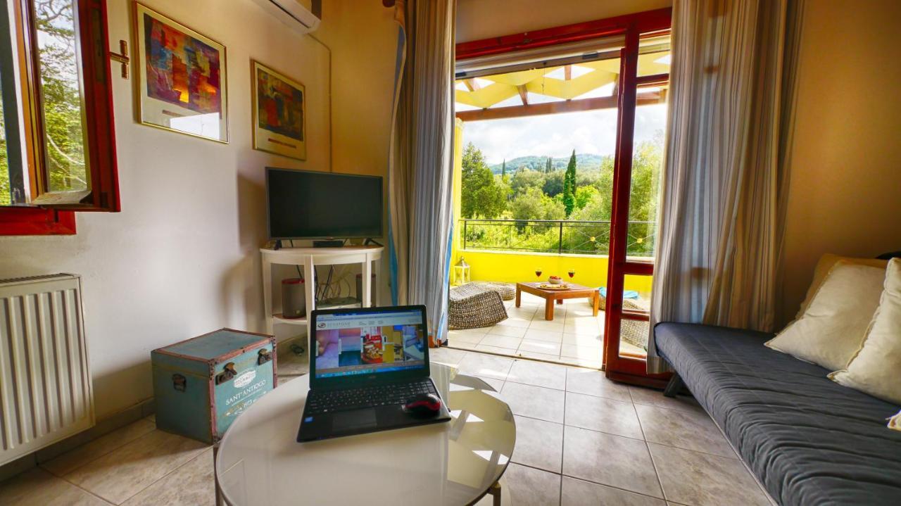 Zen Stone House Villa Agios Georgios Pagon Ngoại thất bức ảnh